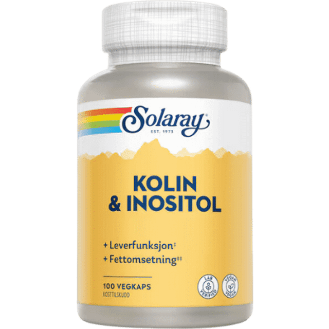 Solaray Kolin/Inositol 100 kapslar