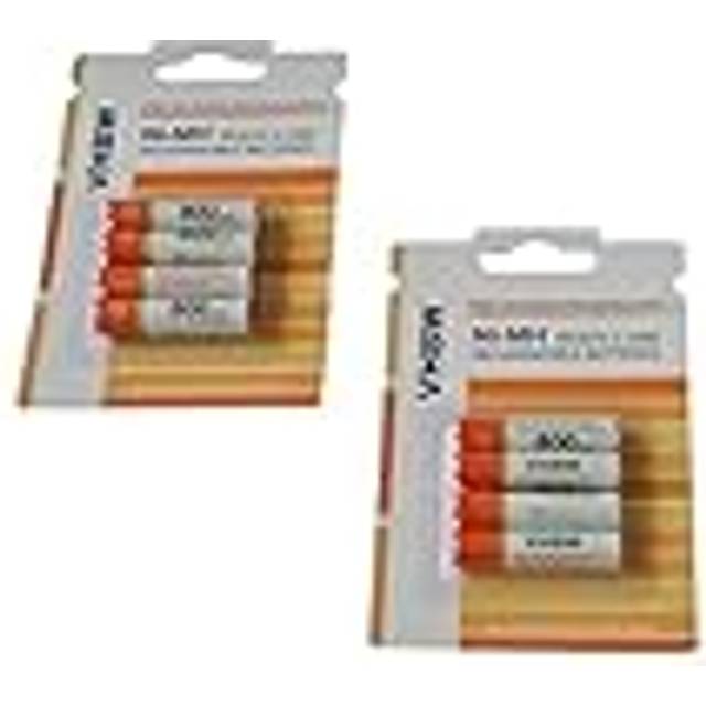 Vhbw - 8x Replacement aaa Micro Battery compatible with Siemens Gigaset C300, C300a, C430, C430A Wireless Landline Phone (800mAh, 1.2V, NiMH)