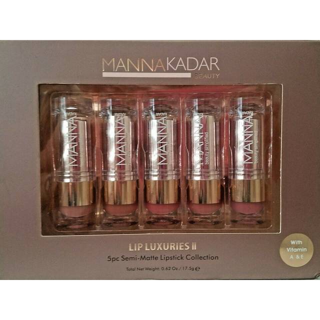 Manna Kadar Full Size Liplocked Priming Lipstick Set  5 Count