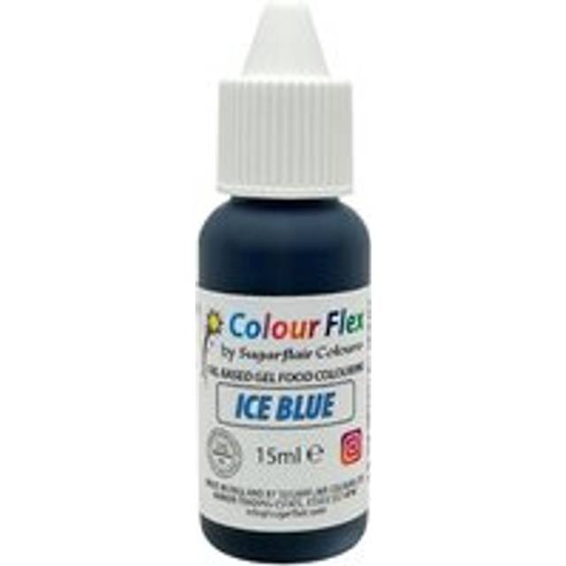 Ice Blue - Colour Flex Oil Based Food Colour 15ml Colour Flex: Ice Blue - White