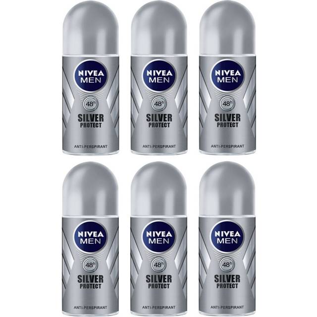 NIVEA MEN Silver Protect Roll-On Antiperspirant för män 50 ml