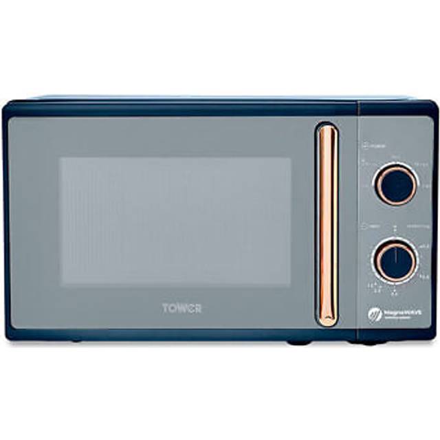 Tower Cavaletto Grey 1.7L Pyramid Kettle, 2 Slice Toaster &amp; 20L Microwave Set