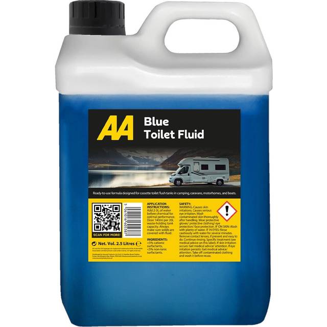 The AA Blue Flush 2 X 2.5L, Clear