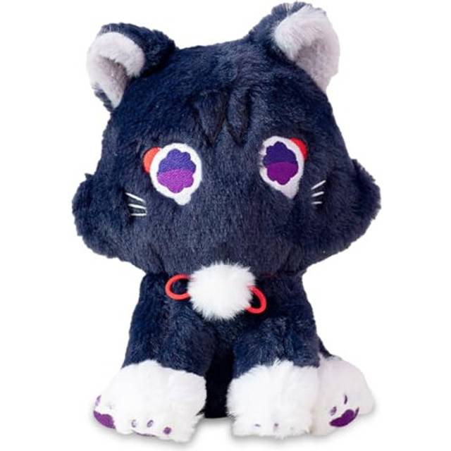 Black Cat Plush, 22 cm Plush Kitten Stuffed Animal, Home Decor Gift Boys Girls Birthday Valentines Christmas, Household Decoration Goods, Black Cat