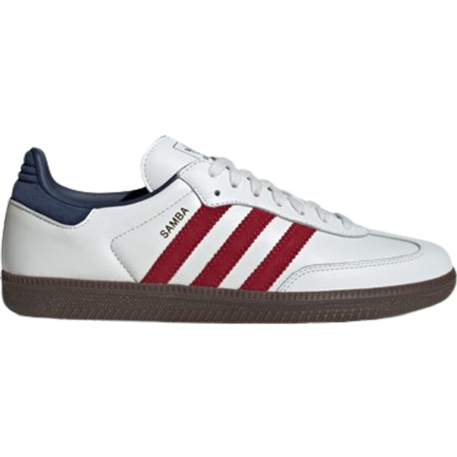 adidas Samba Og Mens Casual Trainers in White Red - 6 UK