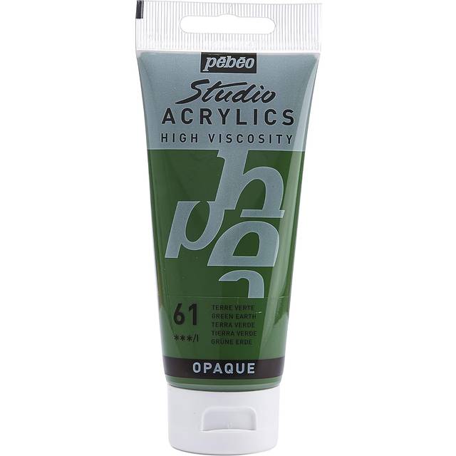 Pebeo Studio Acrylic Paint 100 ml Green Earth