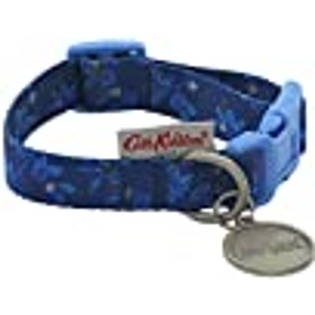 Cath Kidston Flora Fauna Large Greenwich Flowers Soft Fabric Collar - Blue - 50 x 3 x 1cm