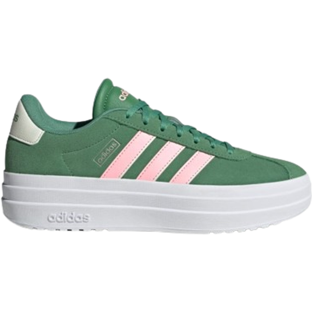 adidas Kvinnor VL COURT BOLD SHOES, Preloved Green/Pink Spark/Ivory, 41 1/3 EU