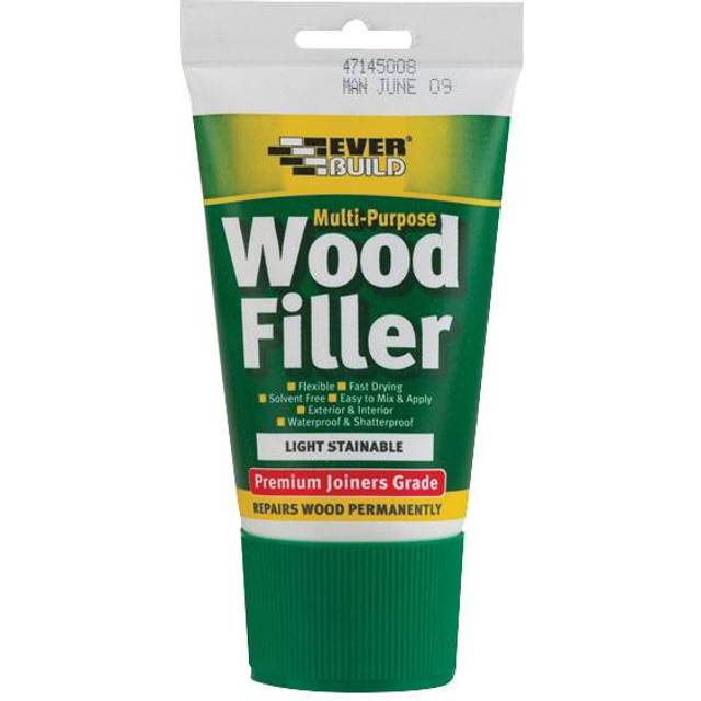 Everbuild Multi Purpose Premium Joiners Grade Wood Filler Stainable Light 100ml