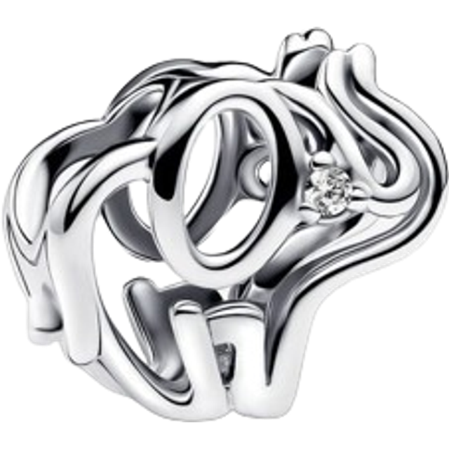 Pandora Charm - Offen gearbeiteter Elefant - 793345C01 - silber