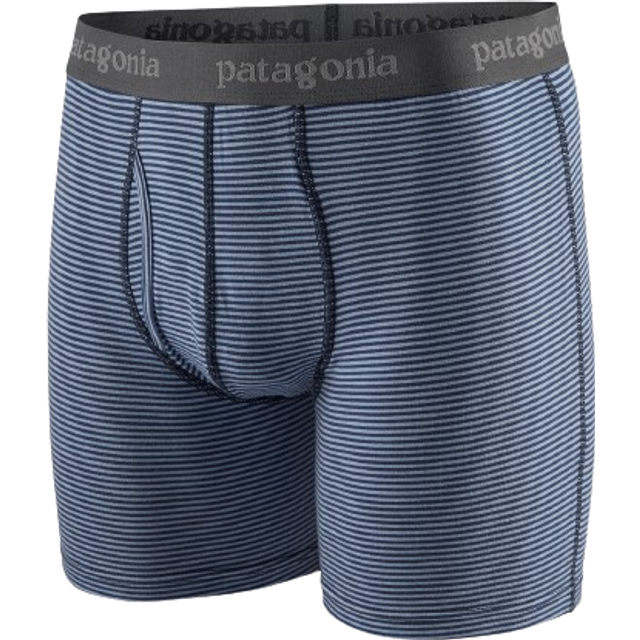 Patagonia Essential Briefs - 6 In. Boxershorts new navy - fathom stripe/new navy