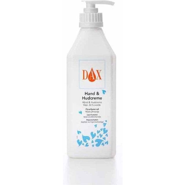 DAX Återfuktande hand- och hudkräm, pumpflaska, 600ml