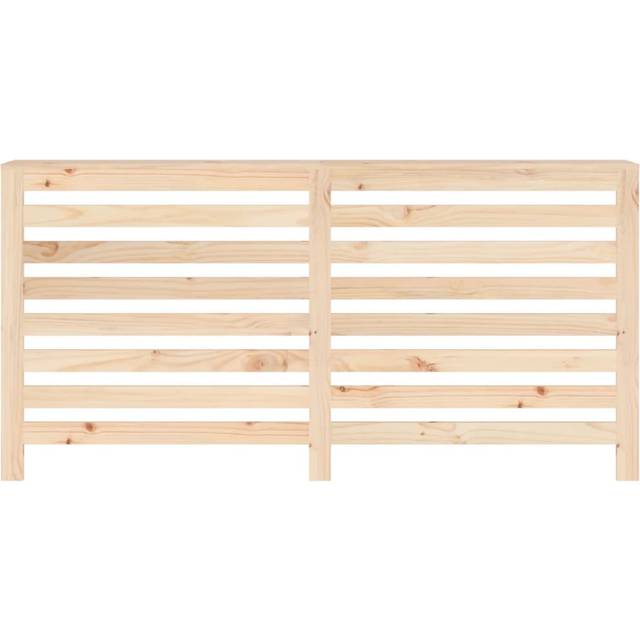 vidaXL Radiator Cover 169x19x84 cm Solid Wood Pine - Brown