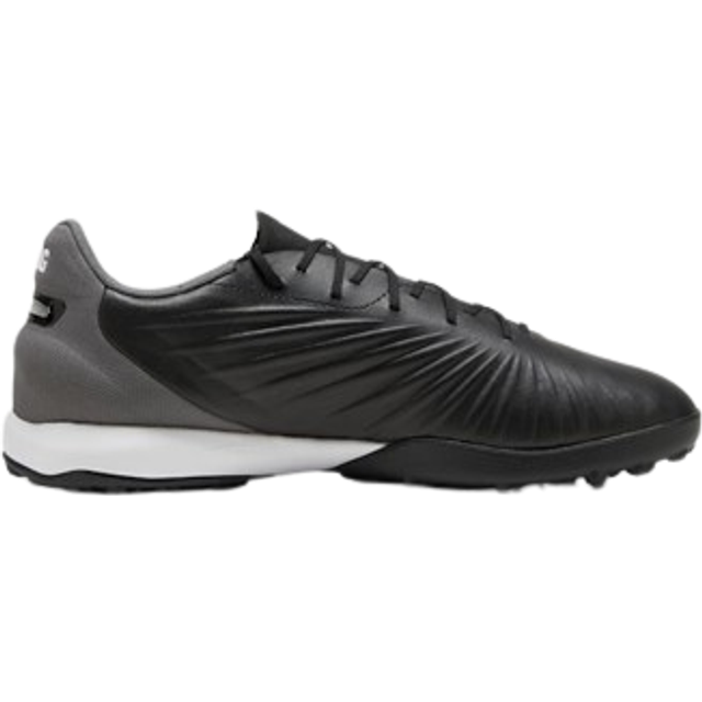 PUMA Unisex barn kung match Tt Jr fotbollssko, Puma svart Puma vit cool mörkgrå, 4 UK