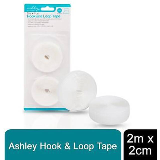 Ashley Long-lasting Excellent Quality Hook & Loop Tape 2m x 2cm