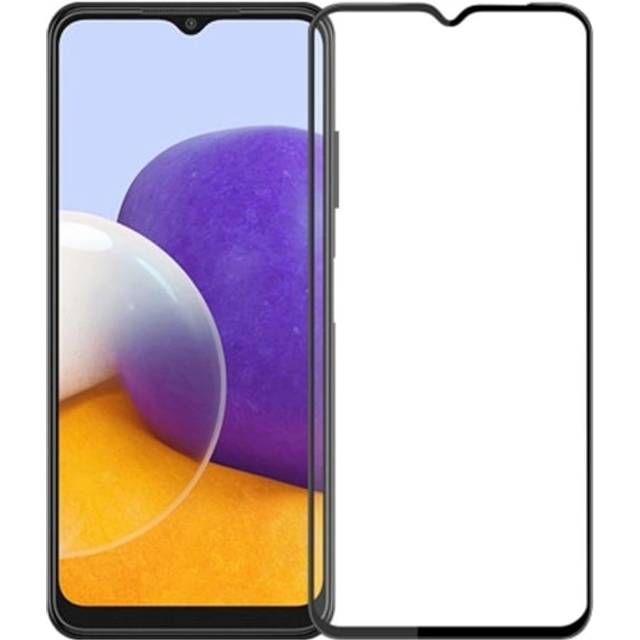 Samsung Galaxy A22 5G Skärmskydd i 3D Härdat Glas Svart - (miljö)