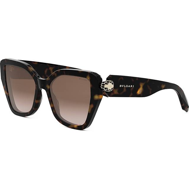 Bvlgari, Sunglasses, female, Brown, 53 MM, Serpenti Sunglasses Brown Gradient Frame