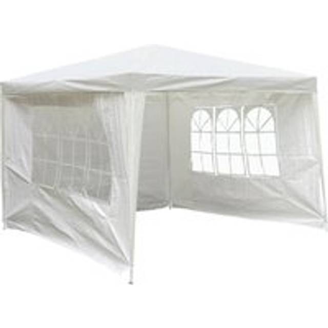 Charles Bentley 3m x 3m Tent - White, White