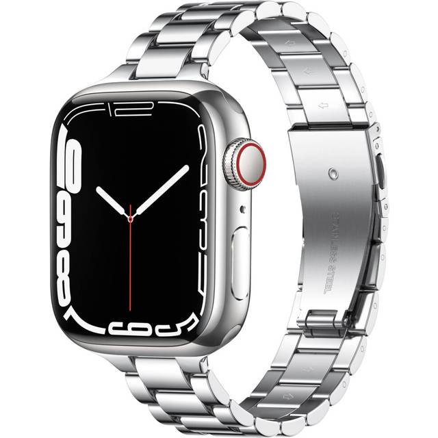 Straps Compatible with Apple Watch Strap 40mm 38mm 41mm for Women/Men, Stainless Steel Slim Replacement Metal Apple