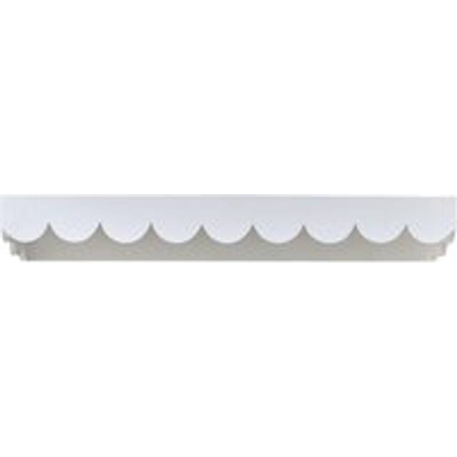 White Scalloped Wall Storage Shelf - 61cm Material: Home Decor & Accessories/Shelves & Storage
