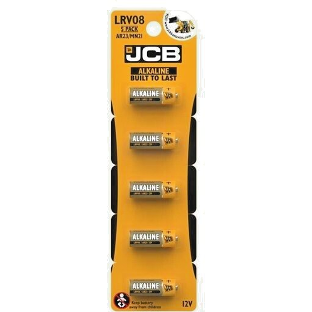 10 x vinnic 23a 12v alkaline batteries lrv08 mn21 l1028 e23a blr23 a23 gp23a