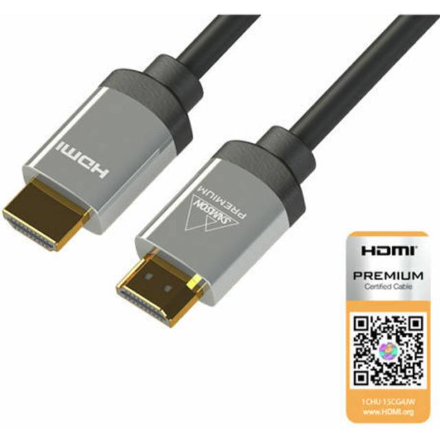 Hdmi Cable Hdcp2.2 Hdr 18gbps 6g Ethernet 3d Samson 6m Premium Certified 4k