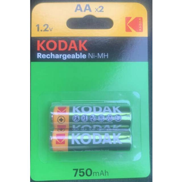 Kodak Rechargeable AA Batteries 2 Pack