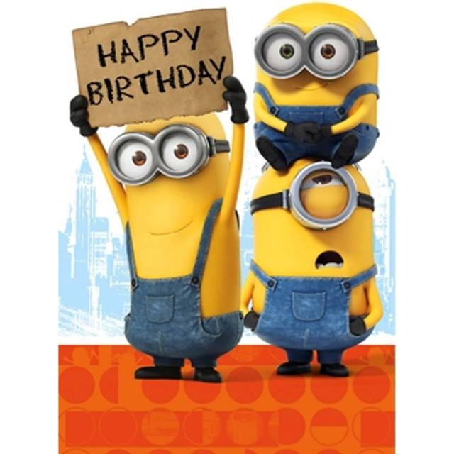 Minion Movie Birthday Card