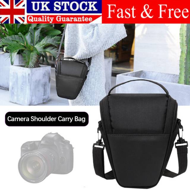 For nikon coolpix p900 / p950 waterproof camera shoulder carry bag case --black