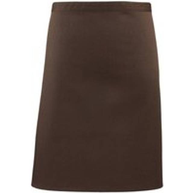 (One Size, Brown) Premier Colours Mid Length Apron