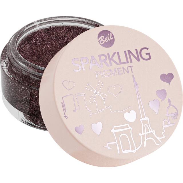 Bell "love in the city" sparkling pigment loose eyeshadow - burgundy-copper