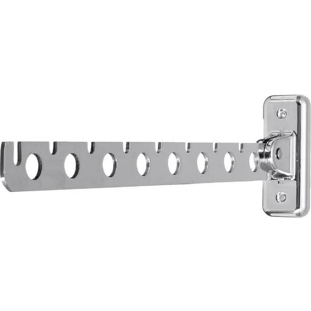 (One Size, 1) 8 Holes Stainless Steel Folding Circle Cloth Drying Rack Wall Mounted Hanger