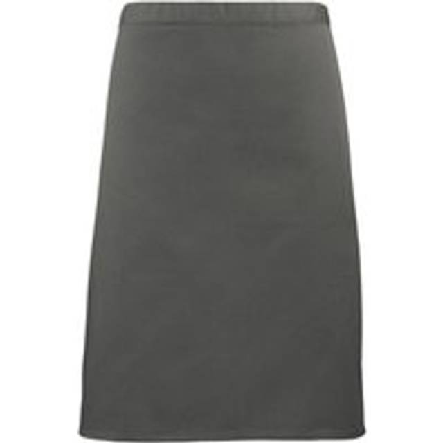 (One Size, Dark Grey) Premier Colours Mid Length Apron