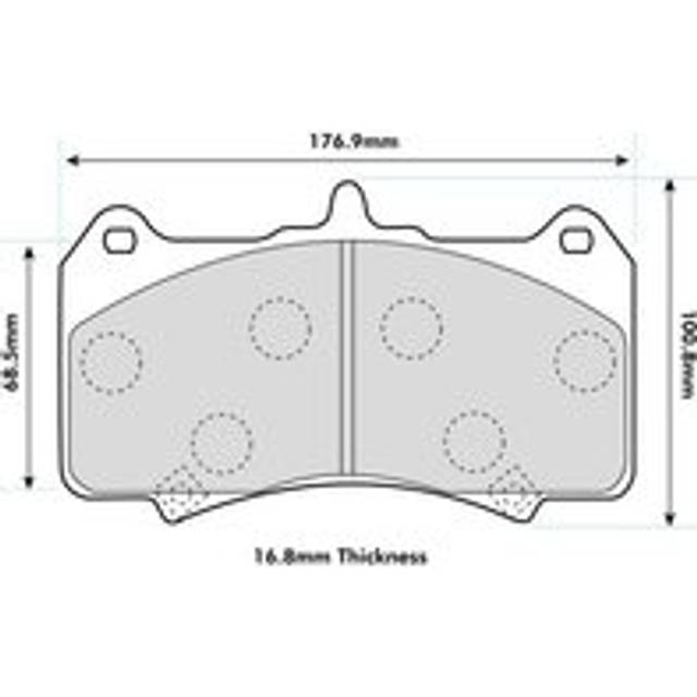 Ferodo DS1.11 Brake Pads To Fit AP Racing CP8520/CP8521/CP8522 Calipers