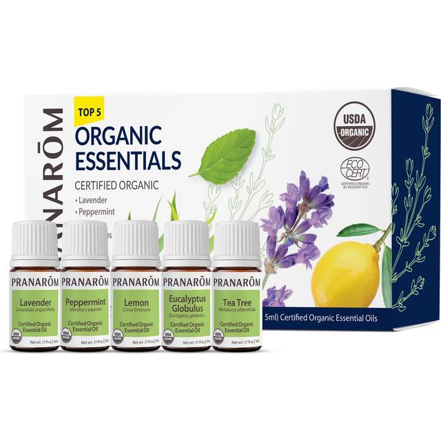 Pranarom Top 5 Organic Essential Oils Gift Set 1 Set