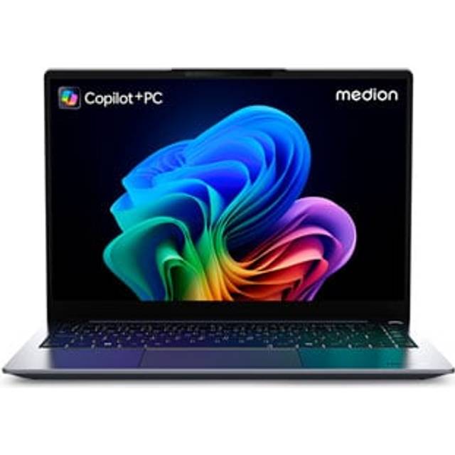 Medion 14 AI S1e SPRCHRGD 32GB 14 2.8K 120Hz 1TB Qualcomm Snapdragon X1E-78-100 Laptop