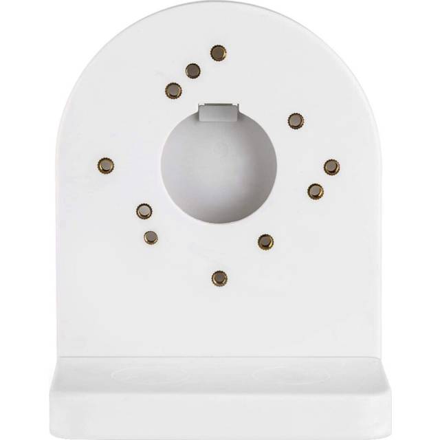 Socobeta Dome Camera Universal CCTV ABS Plastic Dome Camera Wall Mounting Bracket Stand White