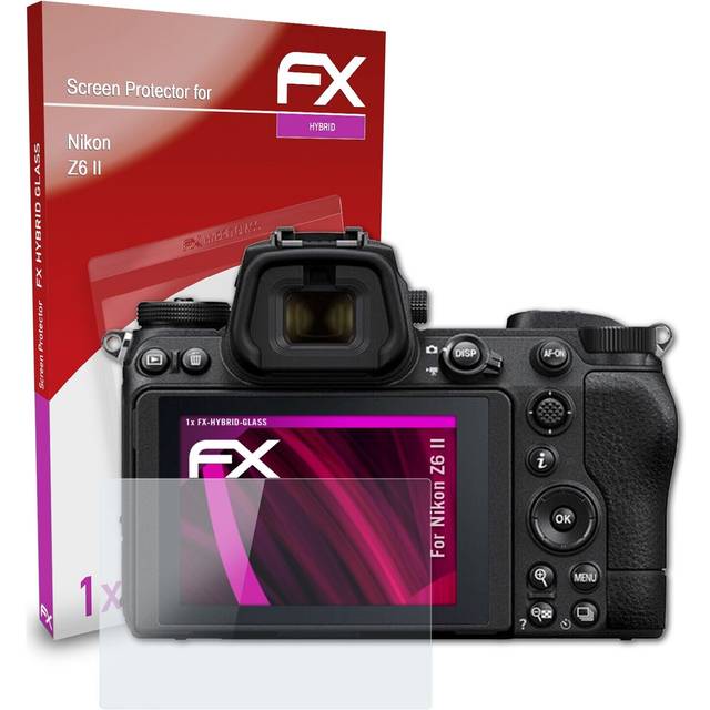 Atfolix Glass Protective Film For Nikon Z6 Ii Glass Protector 9h Hybrid-glass