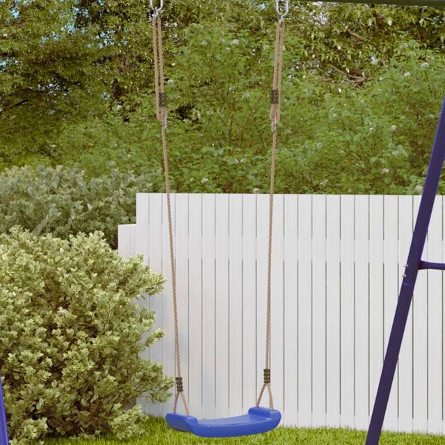 vidaXL Barngunga med justerbart rep blå