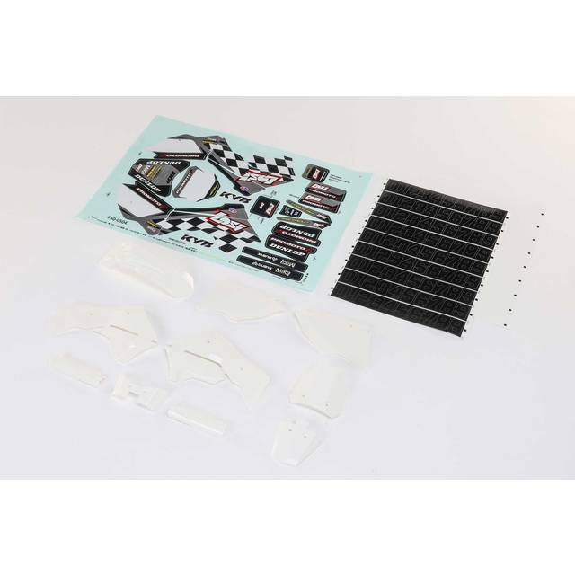 LOS White Plastics with Wraps: Promoto-MX Z-LOS260005