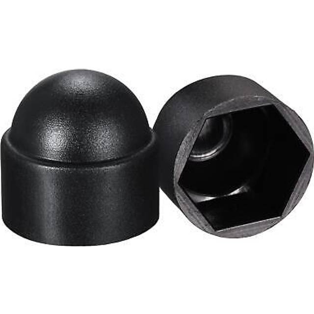 Plastic dome nut protection cap covers, m14 nut cover black 50pcs