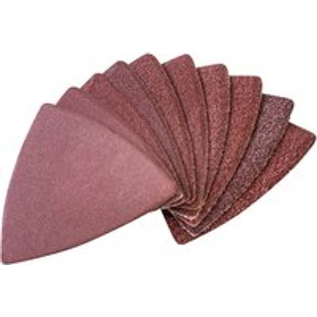 Amtech 10 Piece Aluminium Oxide Assorted Sanding Sheets - Non-Perforated