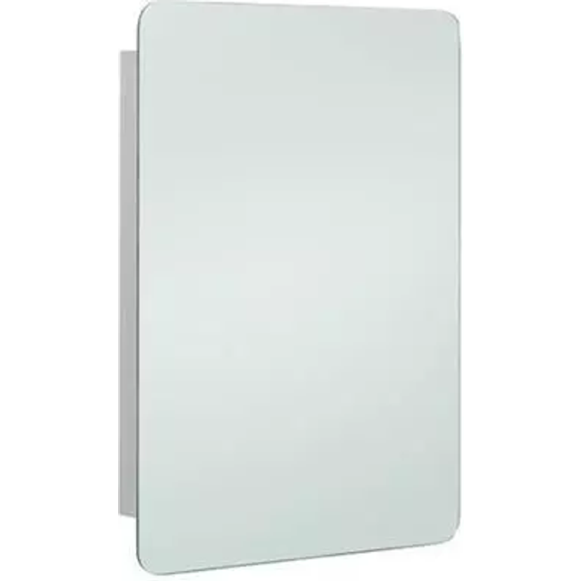 RAK Ceramics Uno Single Stainless Steel Cabinet with Mirrored Door | Clear | 660mm x 460mm x 120mm