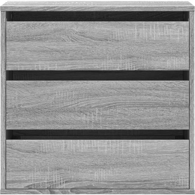 vidaXL Corner Chest of Drawers Grey Sonoma 60x41x58 cm Engineered Wood