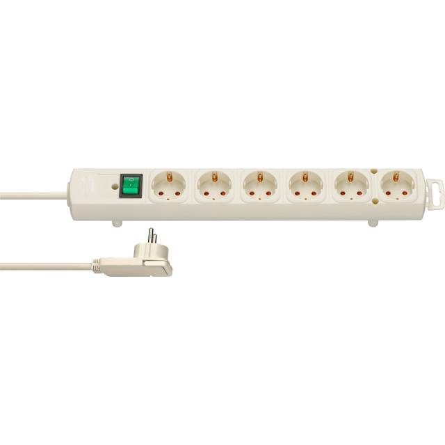 Comfort-line plus 6-way power strip with 2m cable (eu plugs)