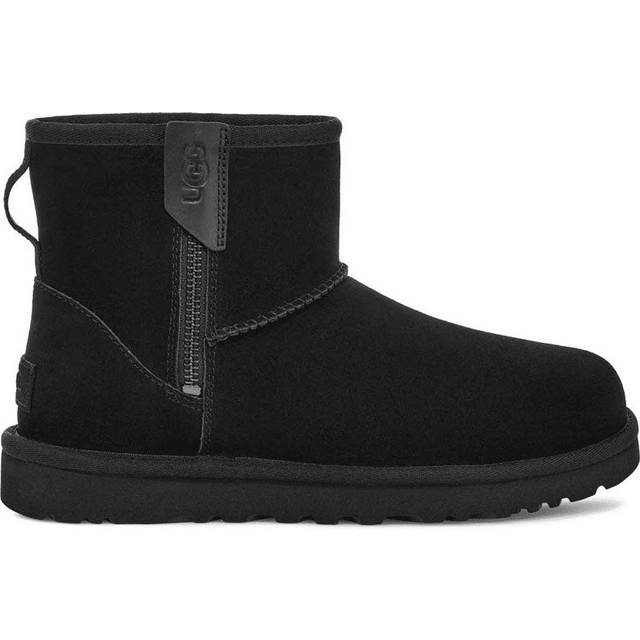 (WMNS) UGG Classic Mini Bailey Zip Boot 'Black' 1151230-BLK - BLACK - 7