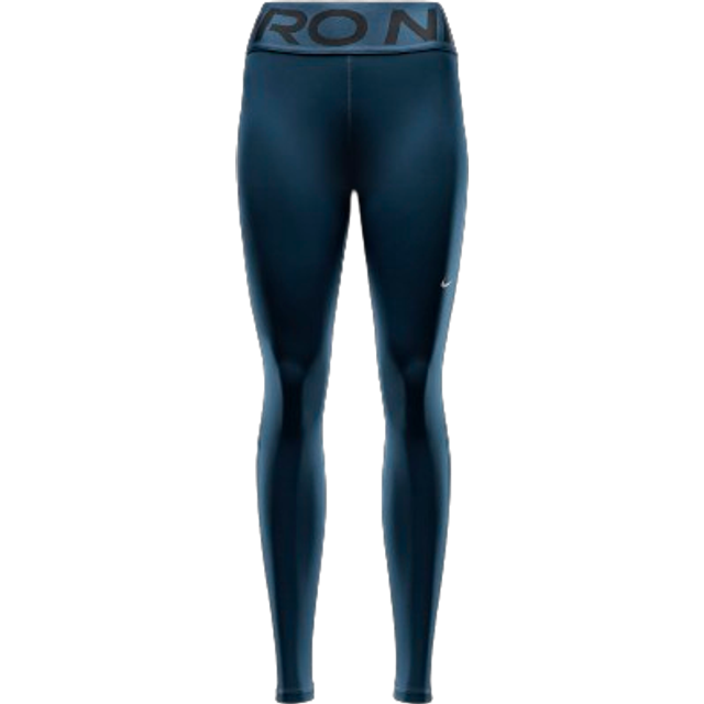 Nike – Pro Training – Marinblå, formande leggings med hög midja