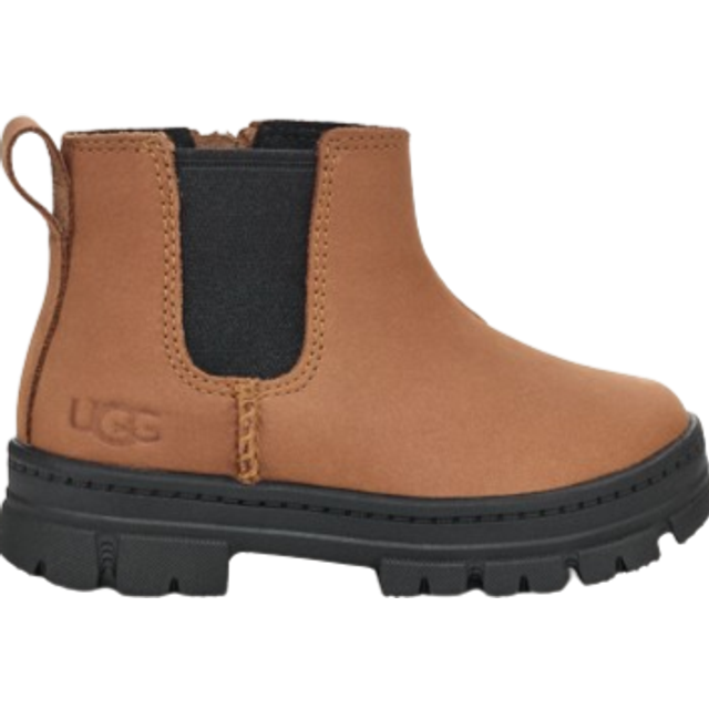 UGG® Ashton Chelsea Boot in Brown, Size 10, Leather/Polyester - Chestnut