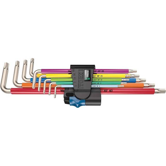 Wera 05022689001 3967/9 TX SXL Multicolour HF Stainless 1 L-Key Se...