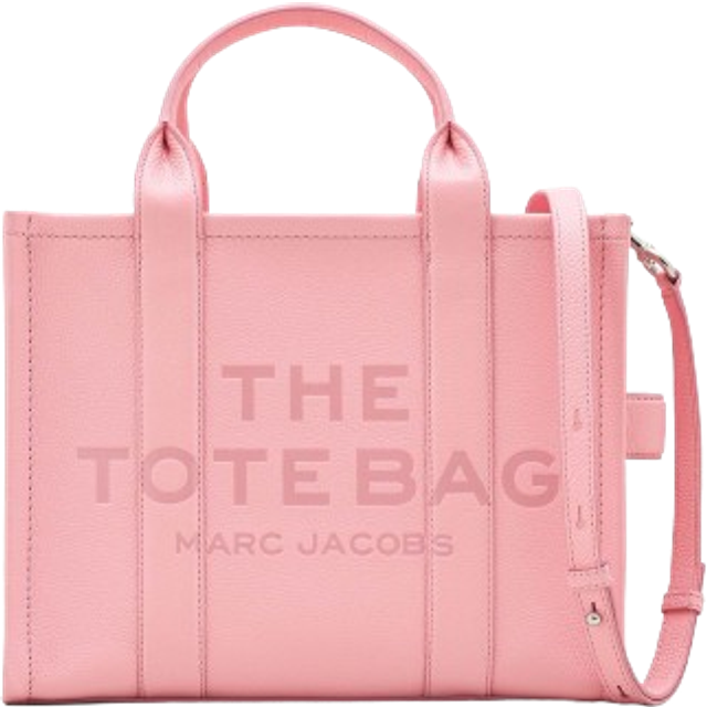 MARC JACOBS Marc Jacobs The Leather Medium Tote Bag in Ribbon Pink